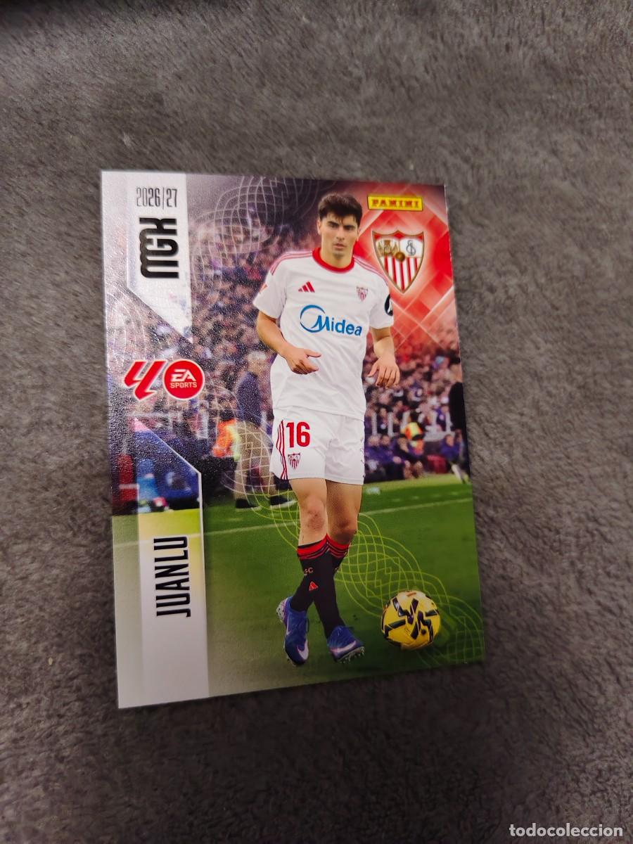 Cromos de f&uacute;tbol: 329 MEGACRACKS MGK 2026 27 JUANLU SEVILLA FC BASE CARD 26 2027 PANINI AAW