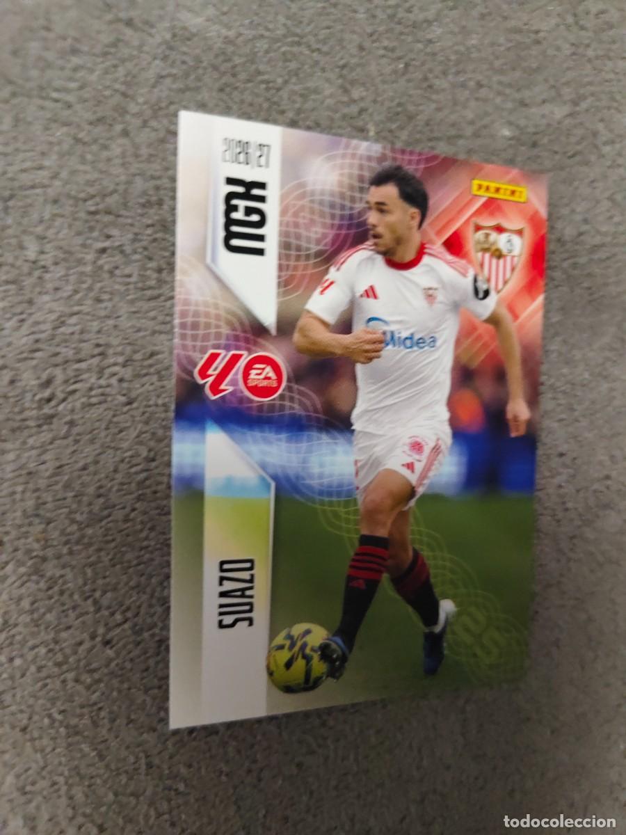 Cromos de f&uacute;tbol: 333 MEGACRACKS MGK 2026 27 SUAZO SEVILLA FC BASE CARD 26 2027 PANINI AAW