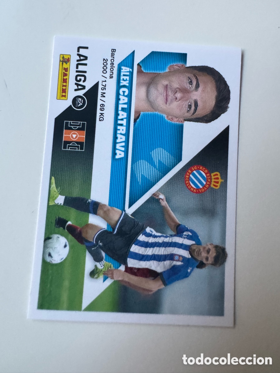 Cromos de f&uacute;tbol: PANINI LIGA ESTE 2026-2027 26 27 &ndash; N&ordm; 2 &ndash; Alex Calatrava RCD Espanyol