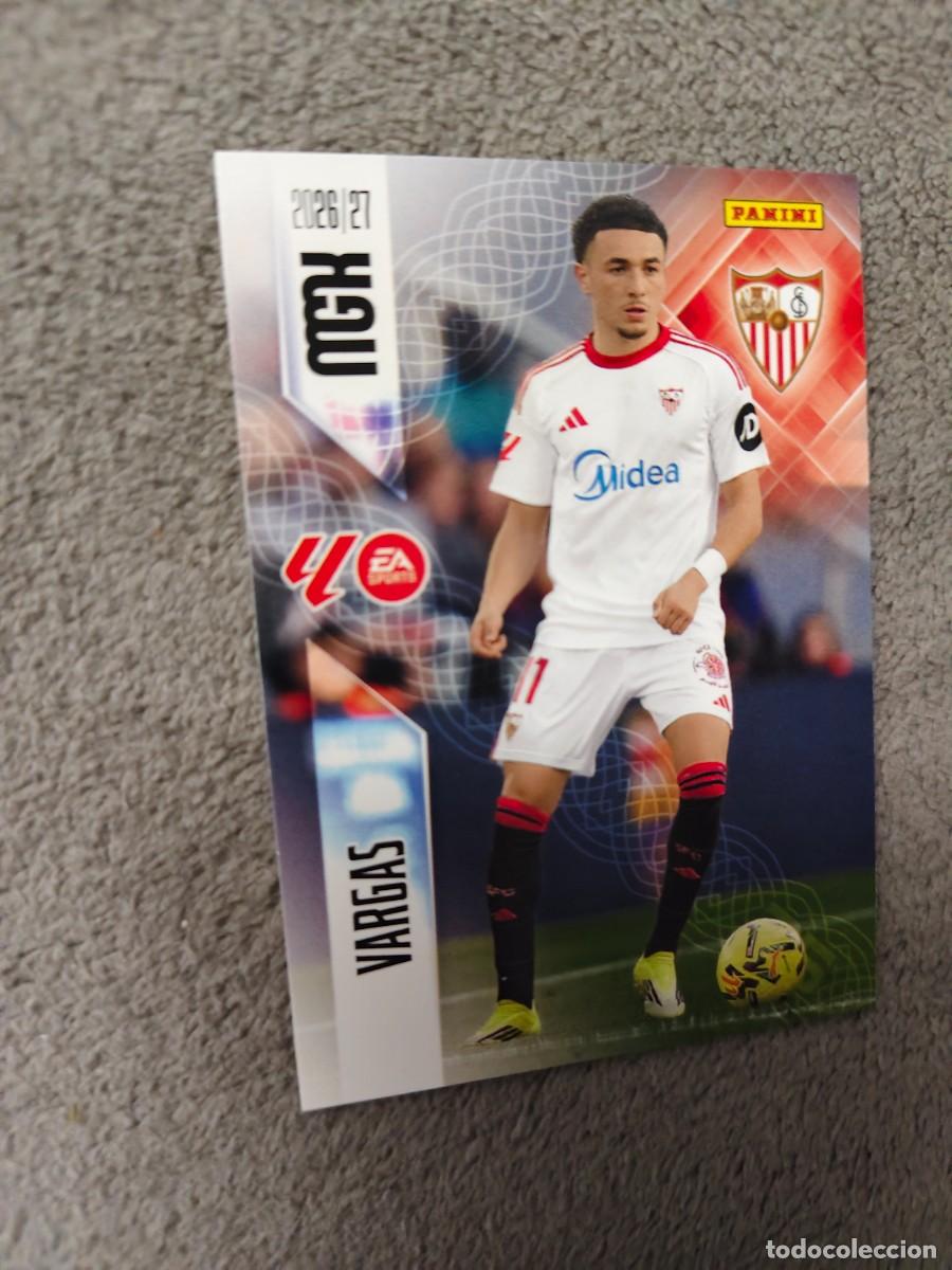 Cromos de f&uacute;tbol: 337 MEGACRACKS MGK 2026 27 VARGAS SEVILLA FC BASE CARD 26 2027 PANINI AAW
