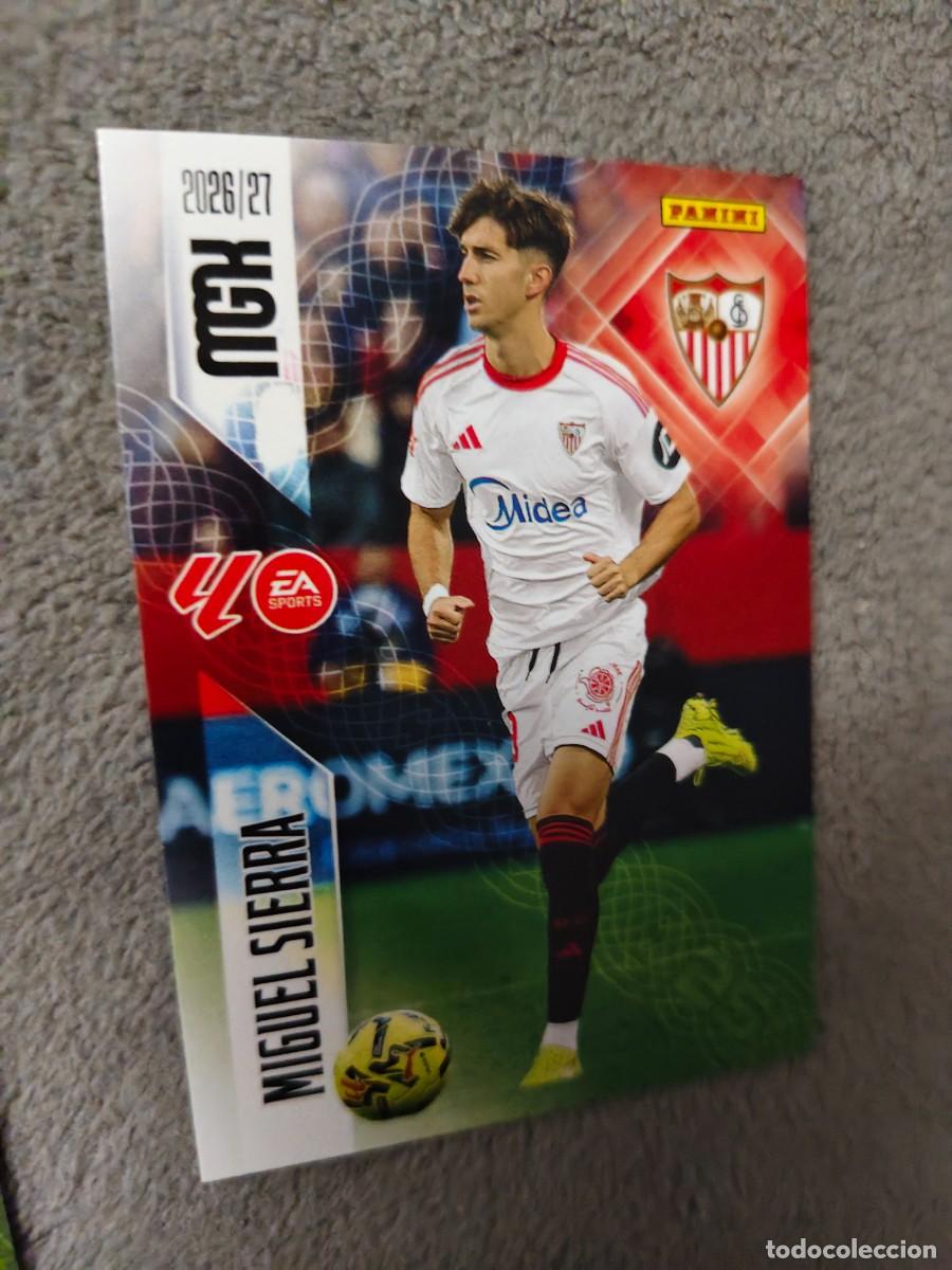 Cromos de f&uacute;tbol: 338 MEGACRACKS MGK 2026 27 MIGUEL SIERRA SEVILLA FC BASE CARD 26 2027 PANINI AAW