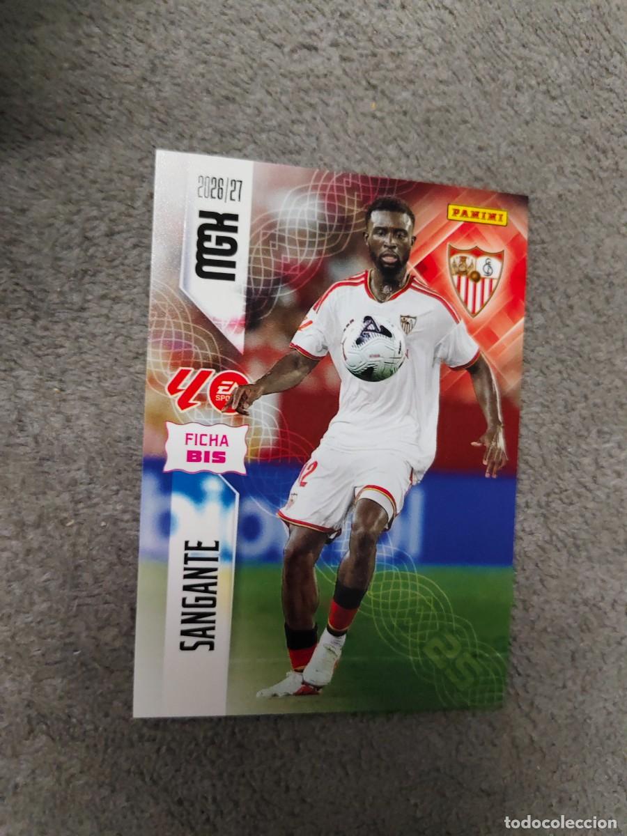 Cromos de f&uacute;tbol: 331 BIS SANGANTE SEVILLA FC MEGACRACKS MGK 2026 27 FICHAS BIS 26 2027 PANINI AAW