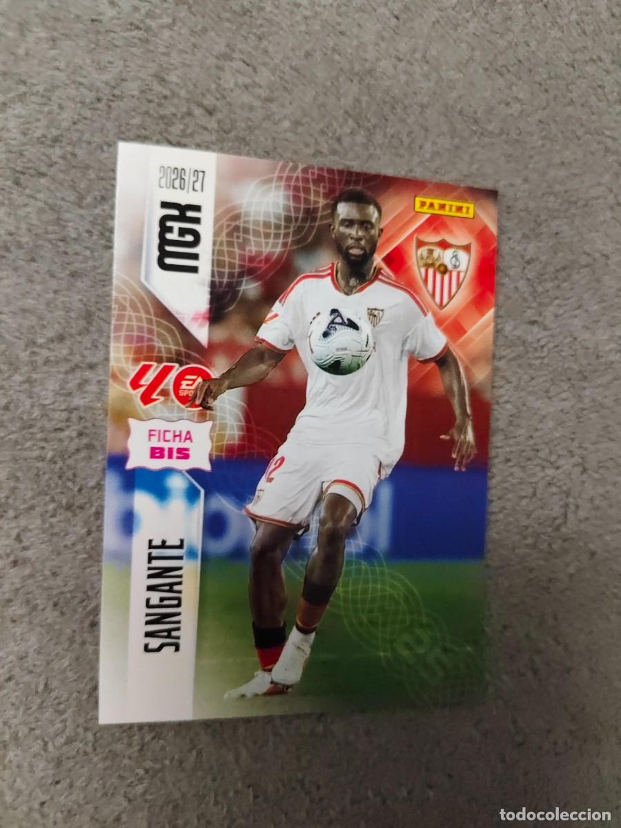 Cromos de Futebol: 331 BIS SANGANTE SEVILLA FC MEGACRACKS MGK 2026 27 331BIS FICHAS BIS 26 2027 PANINI AAW