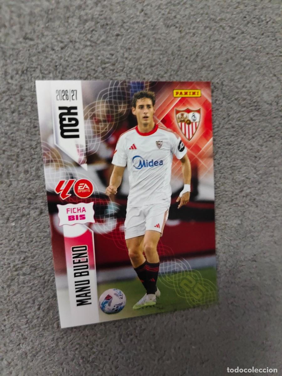 Cromos de Futebol: 336 BIS MANU BUENO SEVILLA FC MEGACRACKS MGK 2026 27 FICHAS BIS 26 2027 PANINI AAW