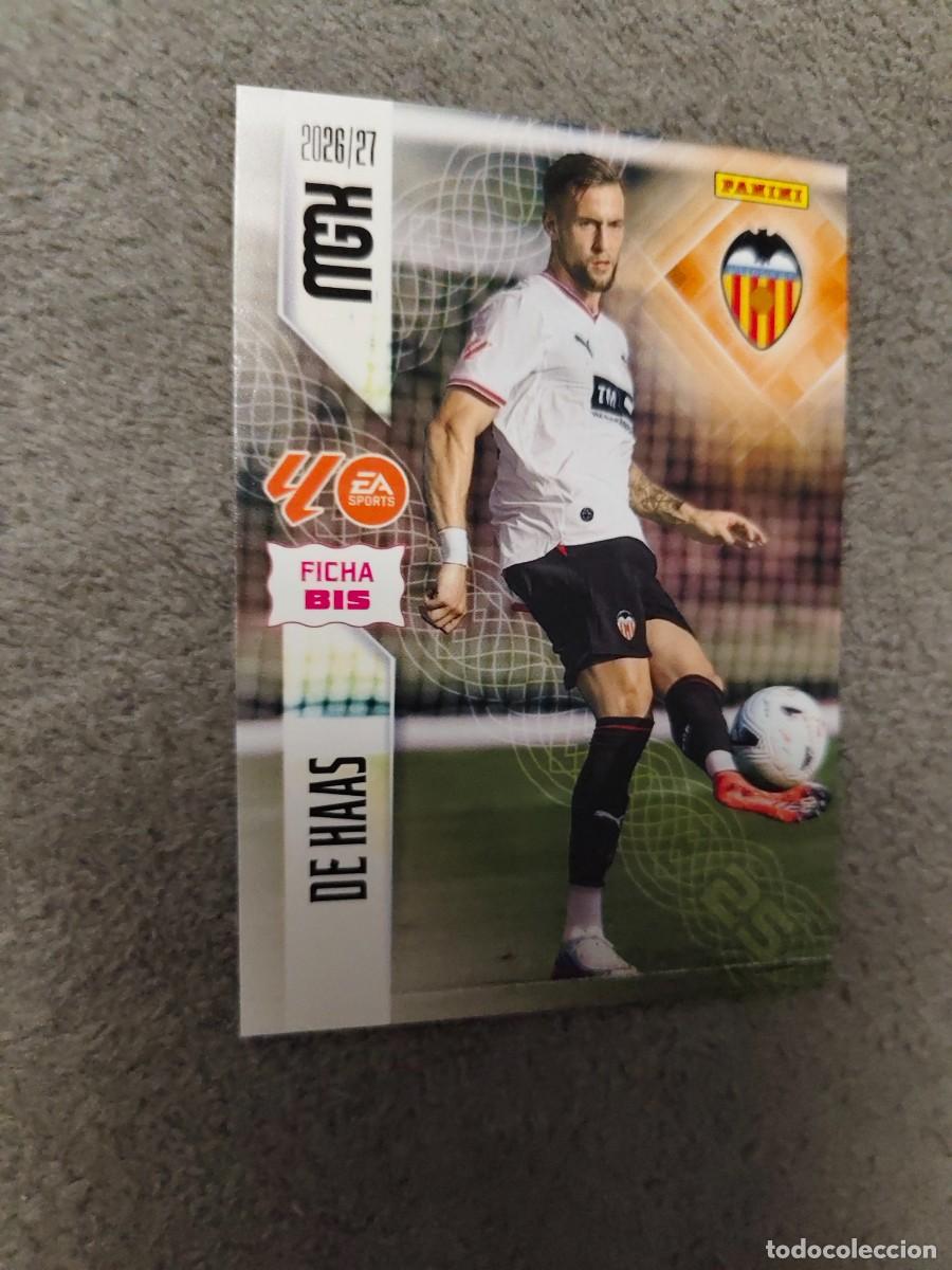 Cromos de Futebol: 350 BIS DE HAAS VALENCIA CF MEGACRACKS MGK 2026 27 FICHAS BIS 26 2027 PANINI AAW