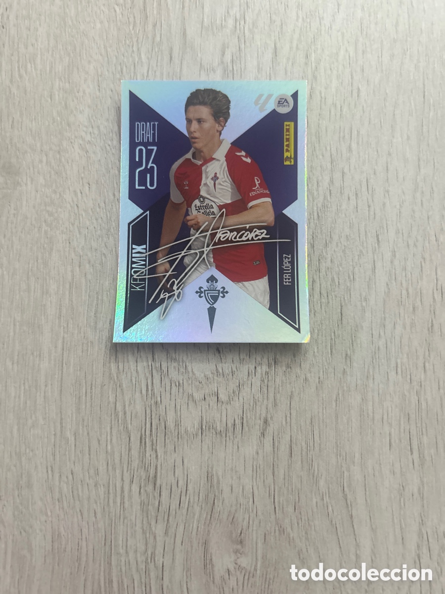 Cromos de Futebol: Fer L&oacute;pez 7 K7 K 7 Celta Draft Kromix 23 Liga Este 2026/27 26-27 Panini