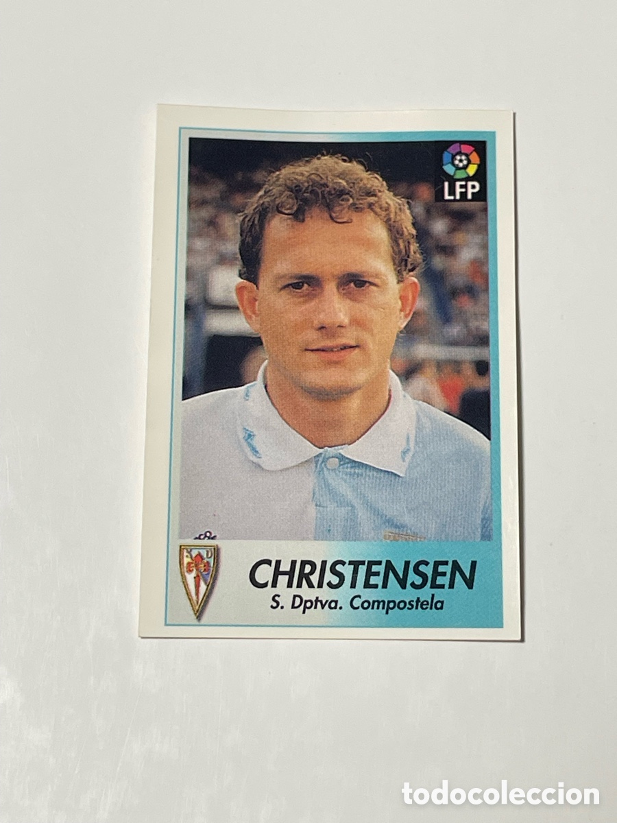Cromos de f&uacute;tbol: Bent Ren&eacute; Christensen Compostela 96/97 Bollycao #65