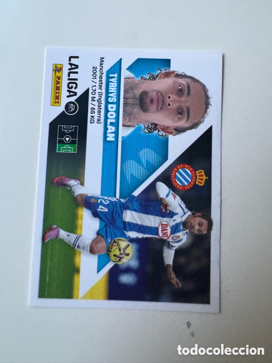 Cromos de f&uacute;tbol: PANINI LIGA ESTE 2026-2027 26 27 &ndash; N&ordm; 16 &ndash; Tyrhys Dolan RCD Espanyol