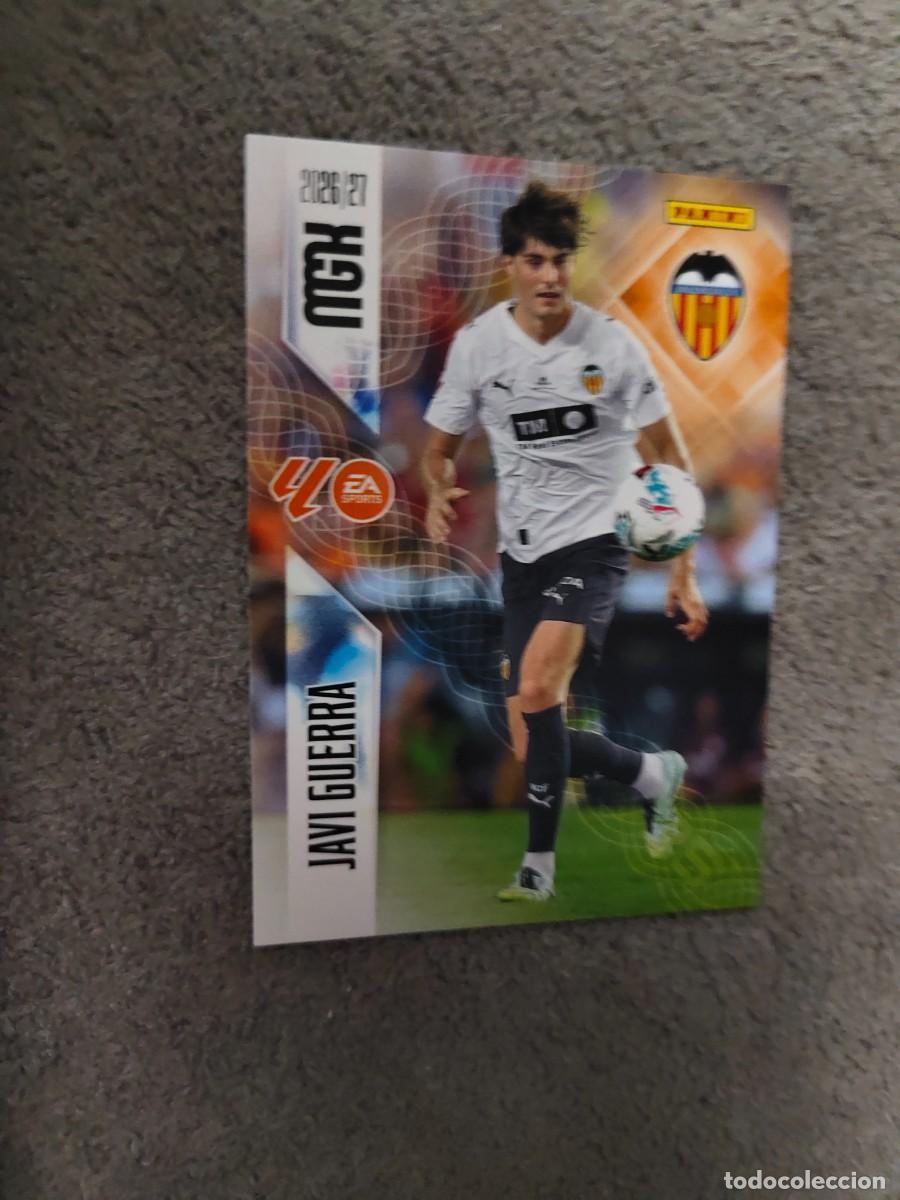 Cromos de f&uacute;tbol: 354 MEGACRACKS MGK 2026 27 JAVI GERRA VALENCIA CF BASE CARD 26 2027 PANINI AAW