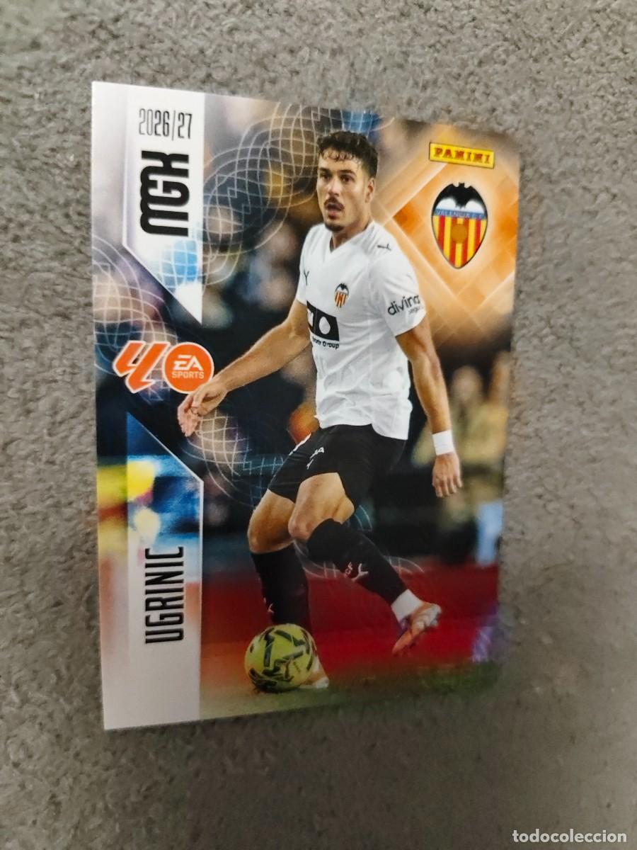 Cromos de f&uacute;tbol: 356 MEGACRACKS MGK 2026 27 UGRINIC VALENCIA CF BASE CARD 26 2027 PANINI AAW