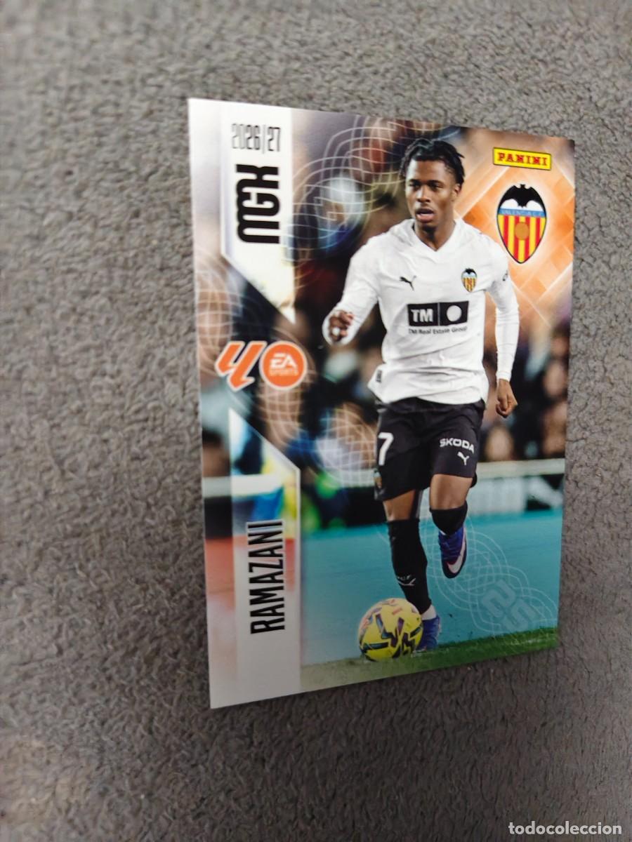 Cromos de f&uacute;tbol: 357 MEGACRACKS MGK 2026 27 RAMAZANI VALENCIA CF BASE CARD 26 2027 PANINI AAW