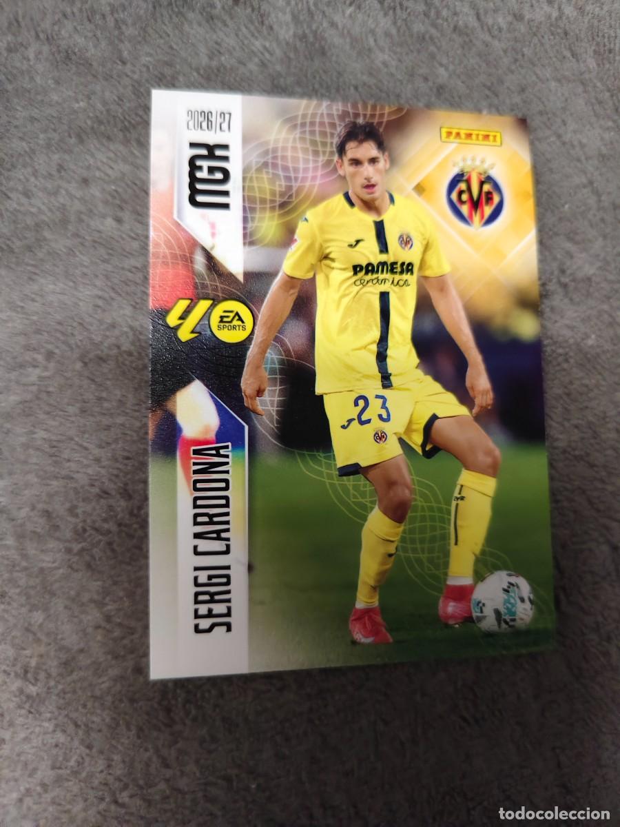 Cromos de f&uacute;tbol: 369 MEGACRACKS MGK 2026 27 SERGI CARDONA VILLARREAL CF BASE CARD 26 2027 PANINI AAW
