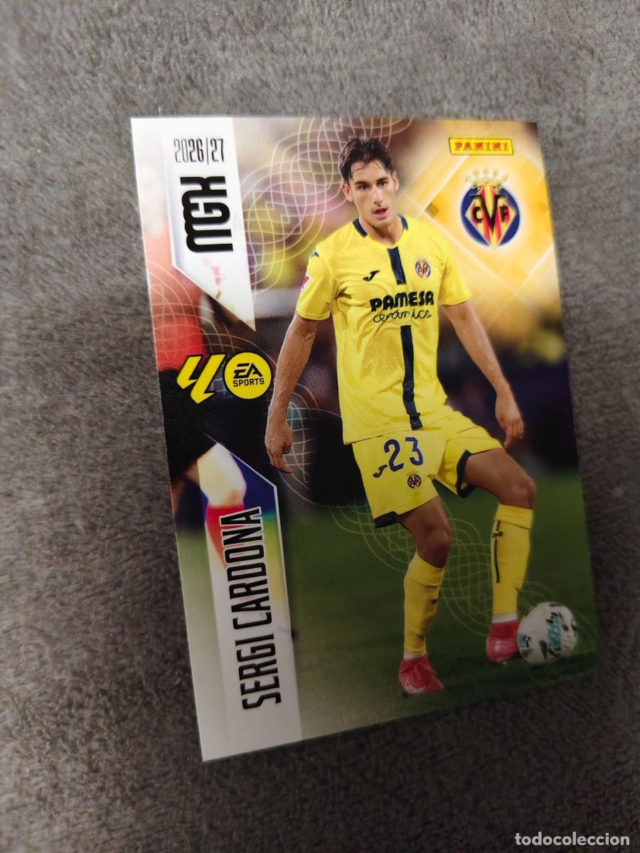 Cromos de f&uacute;tbol: 369 MEGACRACKS MGK 2026 27 SERGI CARDONA VILLARREAL CF BASE CARD 26 2027 PANINI AAW