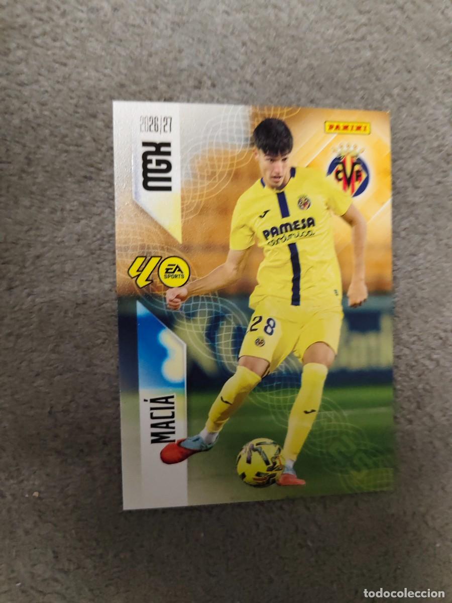 Cromos de f&uacute;tbol: 371 MEGACRACKS MGK 2026 27 MAC&Iacute;&Aacute; VILLARREAL CF BASE CARD 26 2027 PANINI AAW