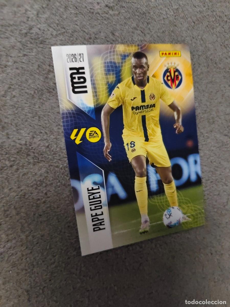 Cromos de f&uacute;tbol: 372 MEGACRACKS MGK 2026 27 PAPE GUEYE VILLARREAL CF BASE CARD 26 2027 PANINI AAW