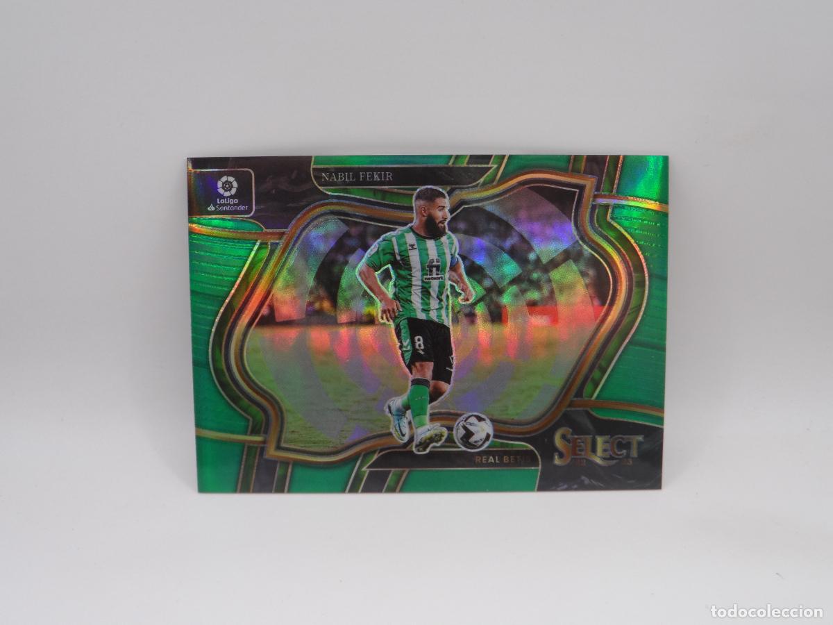 Cromos de f&uacute;tbol: 224 FEKIR NUMERADA /5 GREEN BETIS PANINI SELECT 2022 2023 22 23 PRIZM VERDE FIELD LEVEL