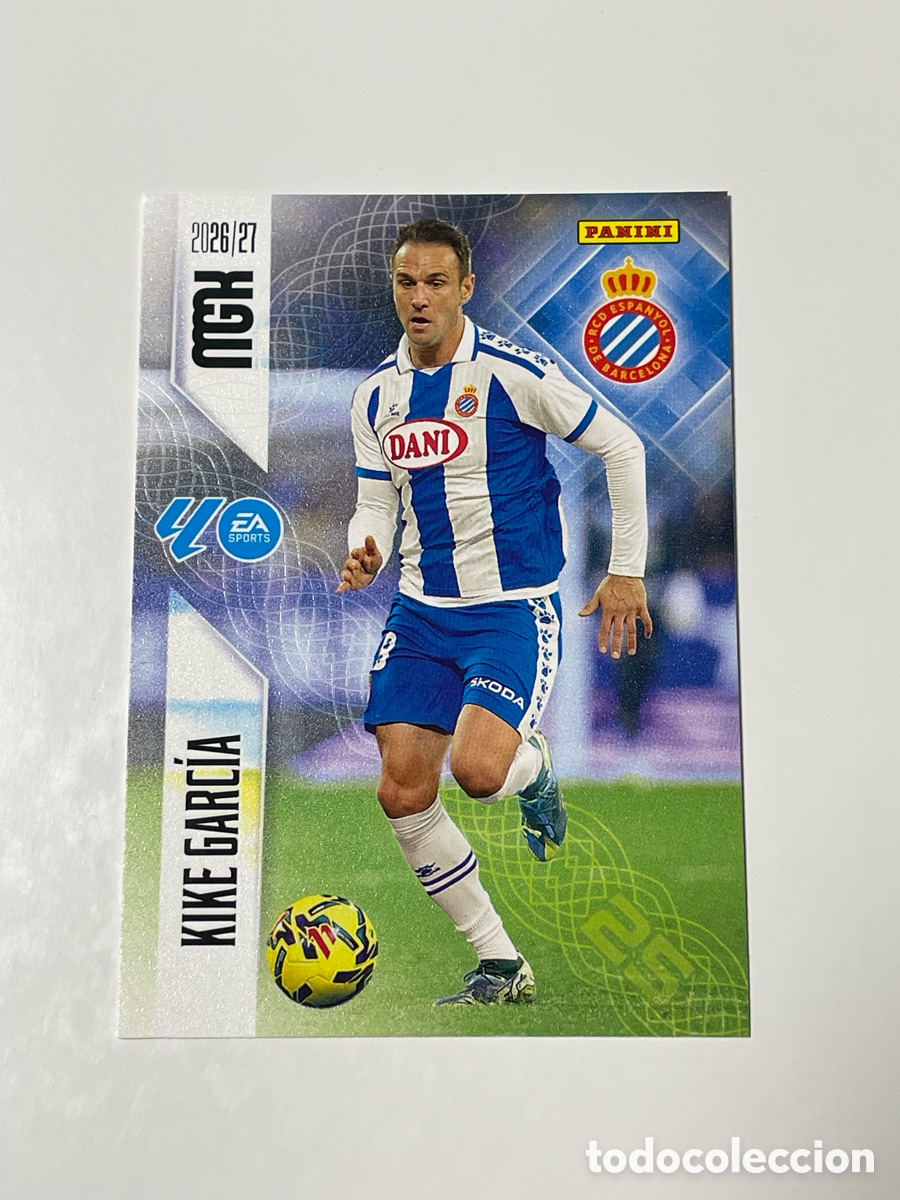Cromos de f&uacute;tbol: Kike Garc&iacute;a Espanyol Panini Megacracks 26/27 #179