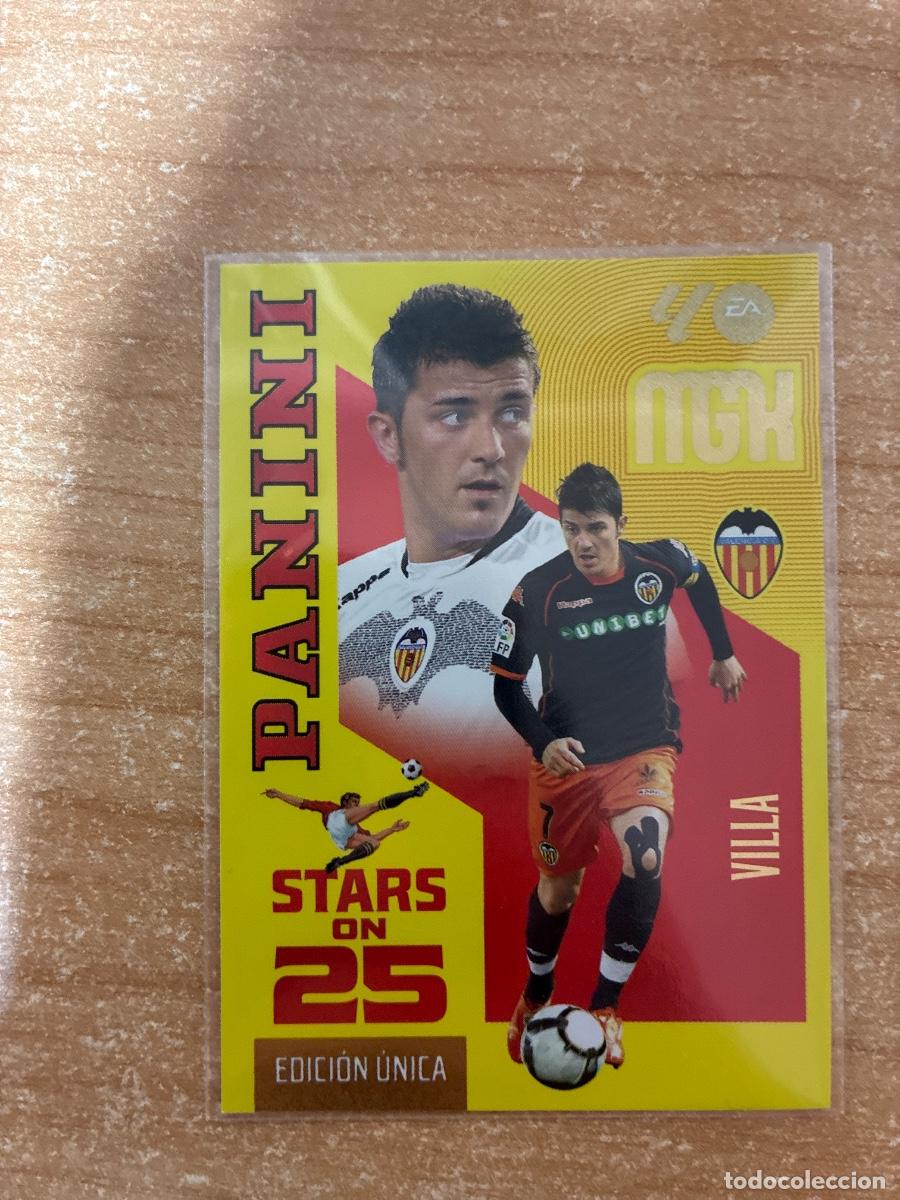 Cromos de f&uacute;tbol: 435 DAVID VILLA STARS ON 25 VALENCIA MEGACRACKS 2026 2027