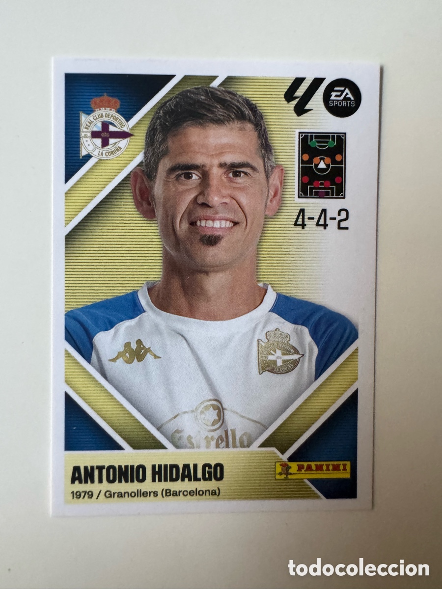 Cromos de Futebol: PANINI LIGA ESTE 2026-2027 26 27 &ndash; N&ordm; 2 &ndash; ANTONIO HIDALGO Deportivo de La Coru&ntilde;a