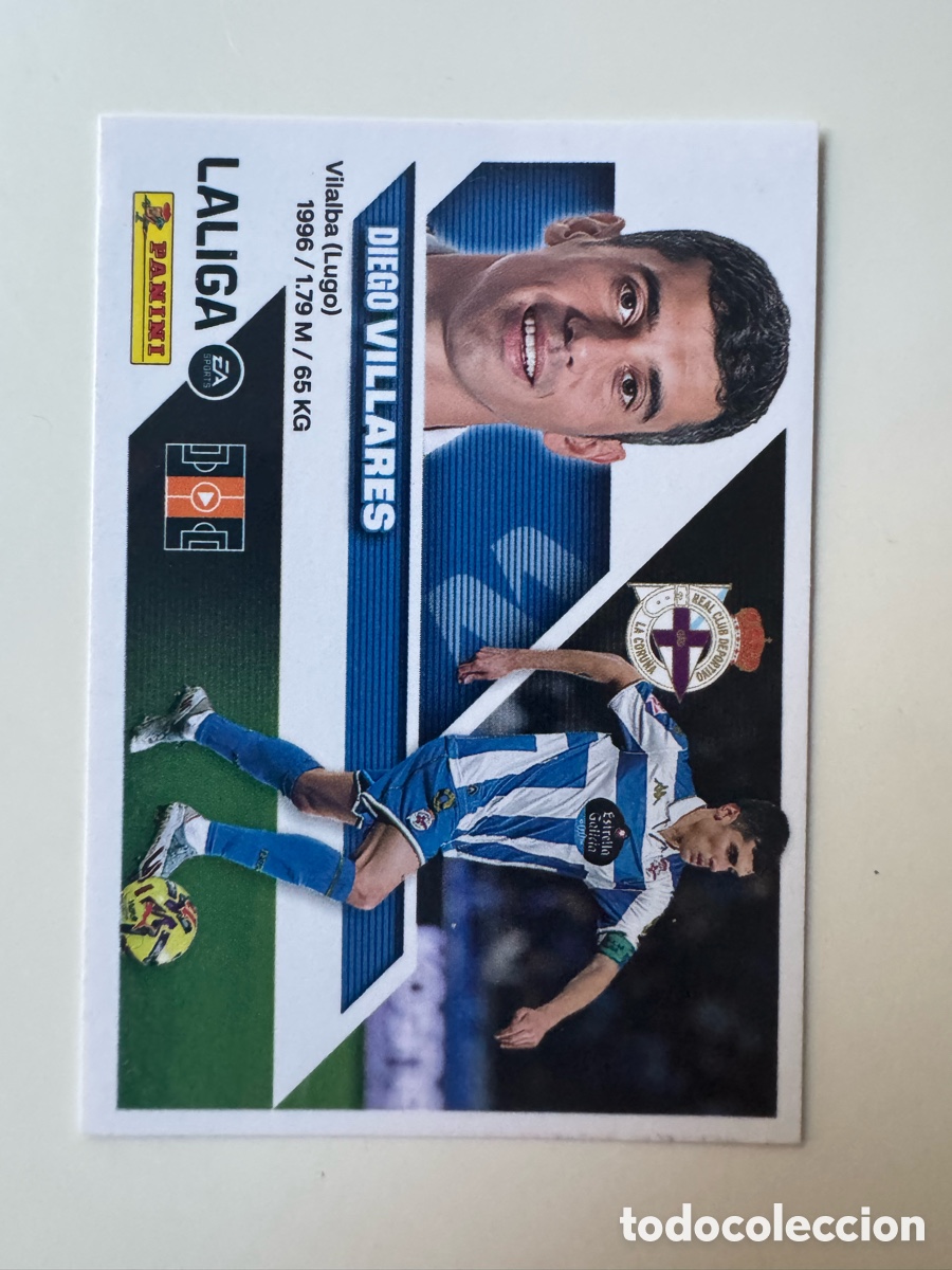 Cromos de Futebol: PANINI LIGA ESTE 2026-2027 26 27 &ndash; N&ordm; 11 &ndash; Diego Villares Deportivo de La Coru&ntilde;a