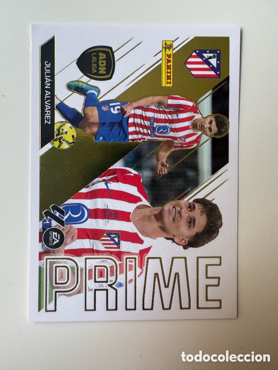 Cromos de f&uacute;tbol: PANINI LIGA ESTE 2026-2027 26 27 &ndash; N&ordm; 5 &ndash; ADN Prime Juli&aacute;n &Aacute;lvarez Atl&eacute;tico de Madrid