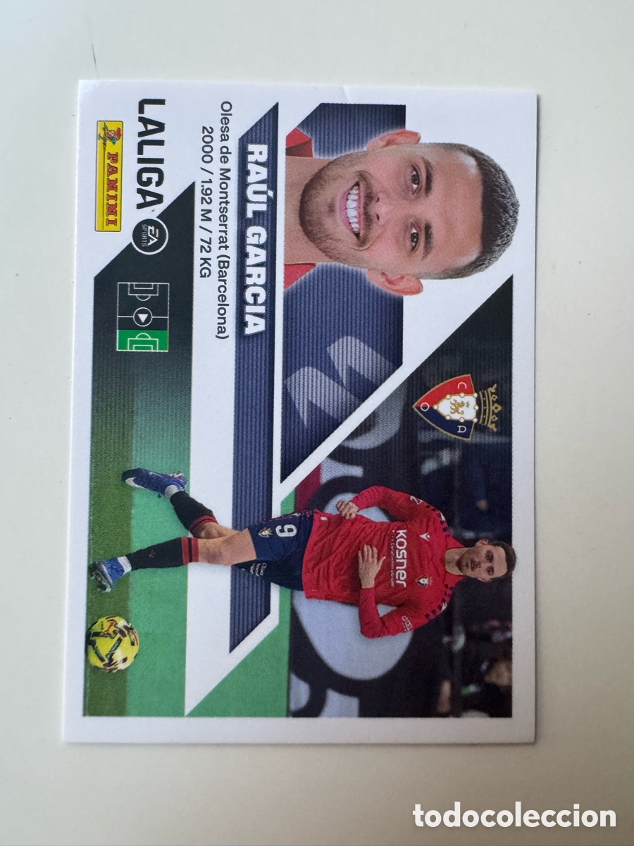 Cromos de f&uacute;tbol: PANINI LIGA ESTE 2026-2027 26 27 &ndash; N&ordm; 18 &ndash; Raul Garcia Osasuna