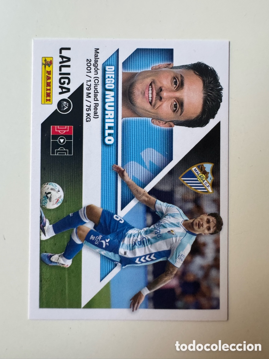Cromos de f&uacute;tbol: PANINI LIGA ESTE 2026-2027 26 27 &ndash; N&ordm; 1 &ndash; Escudo Malaga CF
