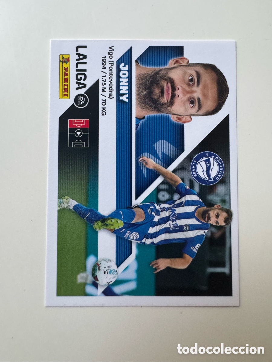 Cromos de f&uacute;tbol: PANINI LIGA ESTE 2026-2027 26 27 &ndash; N&ordm; 5 &ndash; jonny Deportivo Alav&eacute;s