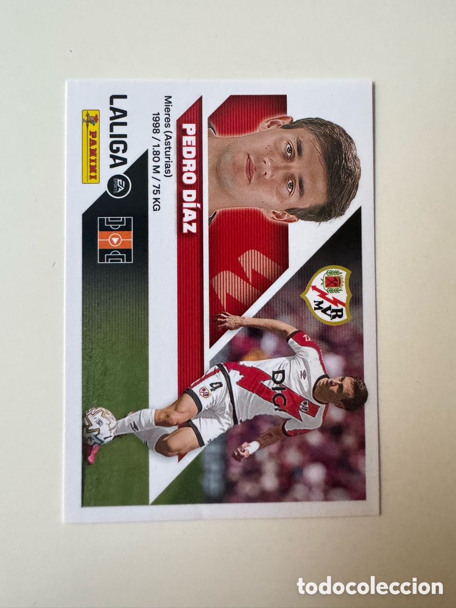 Cromos de f&uacute;tbol: PANINI LIGA ESTE 2026-2027 26 27 &ndash; N&ordm; 11A 11 A &ndash; Pedro Diaz Rayo Vallecano