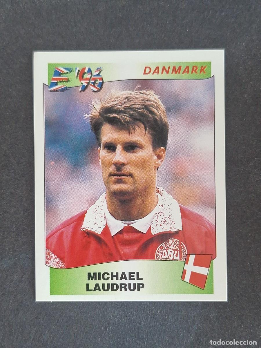 Cromos de f&uacute;tbol: L3 MICHAEL LAUDRUP SELECCION DINAMARCA 287 EUROCOPA 1996 EURO 96 PANINI NUNCA PEGADO SIN PEGAR