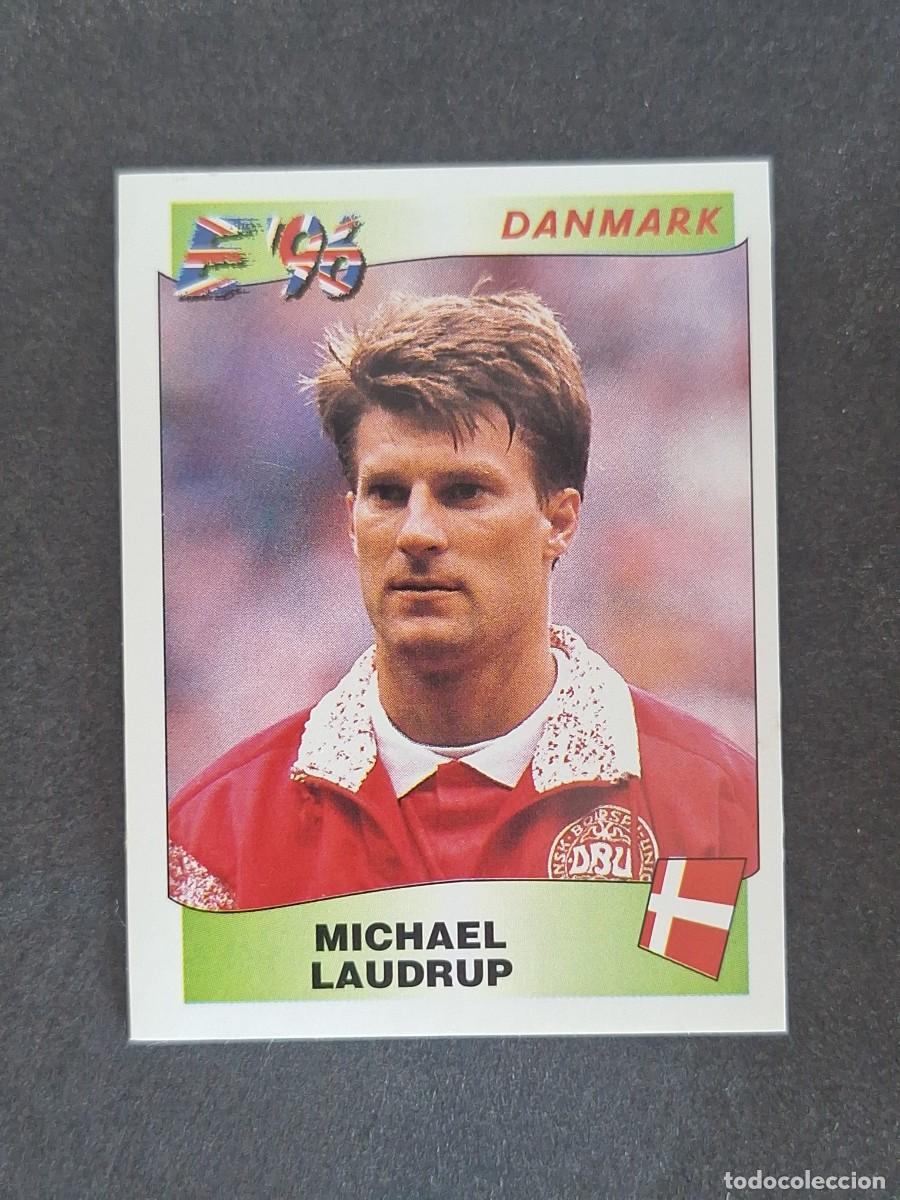 Cromos de f&uacute;tbol: L3 MICHAEL LAUDRUP SELECCION DINAMARCA 287 EUROCOPA 1996 EURO 96 PANINI NUNCA PEGADO SIN PEGAR