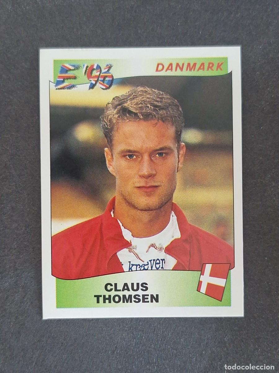 Cromos de f&uacute;tbol: L3 CLAUS THOMSEN SELECCION DINAMARCA 289 EUROCOPA 1996 EURO 96 PANINI NUNCA PEGADO SIN PEGAR