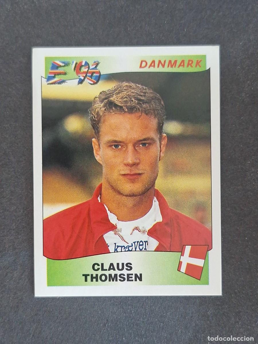 Cromos de f&uacute;tbol: L3 CLAUS THOMSEN SELECCION DINAMARCA 289 EUROCOPA 1996 EURO 96 PANINI NUNCA PEGADO SIN PEGAR