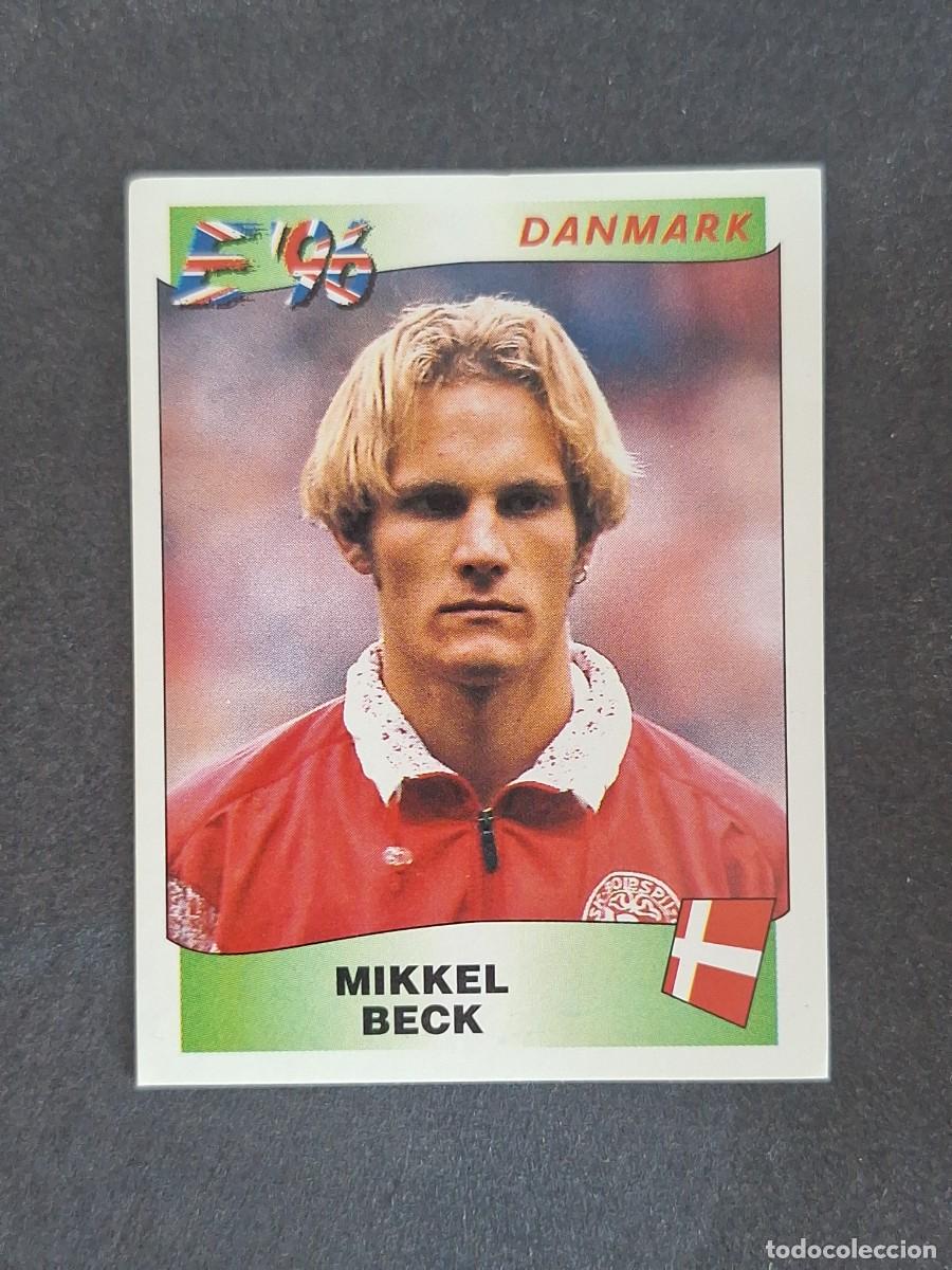 Cromos de f&uacute;tbol: L3 MIKKEL BECK SELECCION DINAMARCA 290 EUROCOPA 1996 EURO 96 PANINI NUNCA PEGADO SIN PEGAR