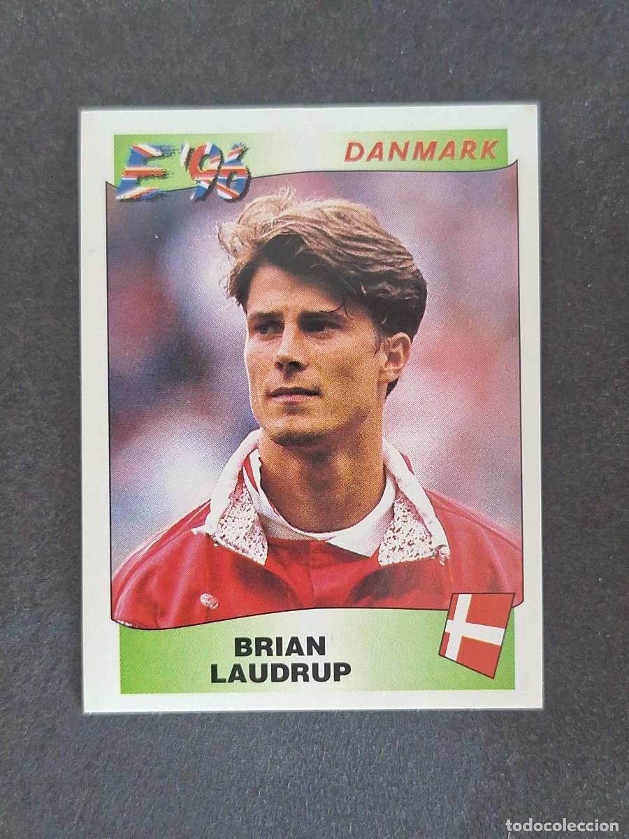 Cromos de f&uacute;tbol: L3 BRIAN LAUDRUP SELECCION DINAMARCA 291 EUROCOPA 1996 EURO 96 PANINI NUNCA PEGADO SIN PEGAR