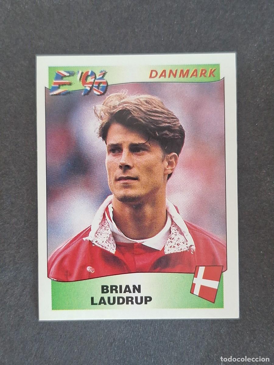 Cromos de f&uacute;tbol: L3 BRIAN LAUDRUP SELECCION DINAMARCA 291 EUROCOPA 1996 EURO 96 PANINI NUNCA PEGADO SIN PEGAR
