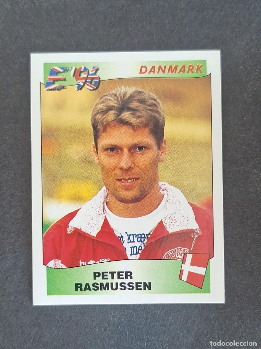 Cromos de f&uacute;tbol: L3 PETER RASMUSSEN SELECCION DINAMARCA 292 EUROCOPA 1996 EURO 96 PANINI NUNCA PEGADO SIN PEGAR
