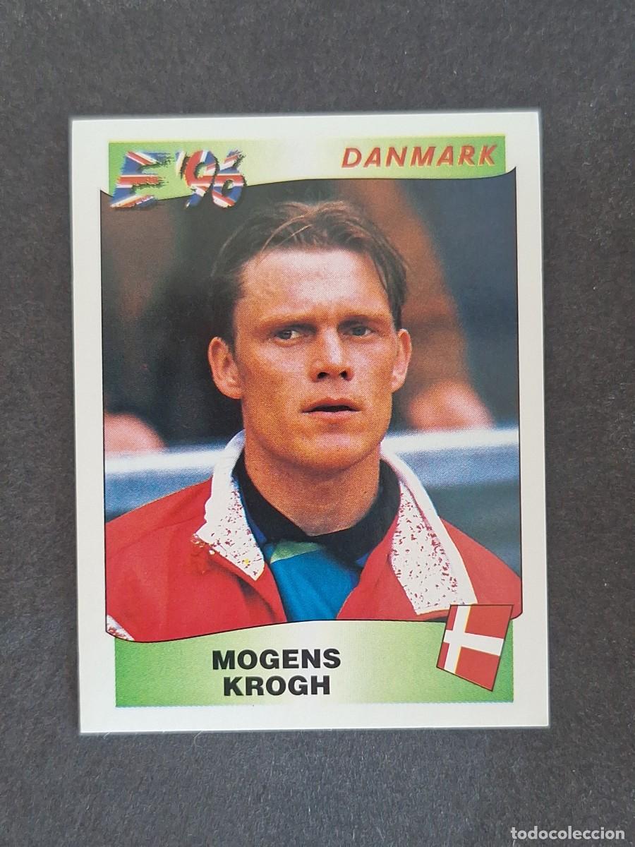 Cromos de f&uacute;tbol: L3 MOGENS KROGH SELECCION DINAMARCA 294 EUROCOPA 1996 EURO 96 PANINI NUNCA PEGADO SIN PEGAR