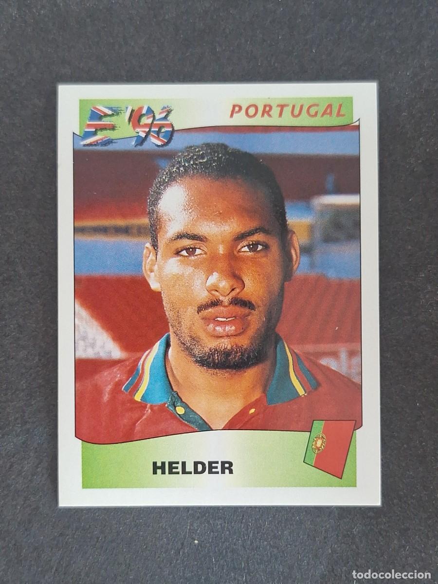 Cromos de f&uacute;tbol: L3 HELDER SELECCION PORTUGAL 300 EUROCOPA 1996 EURO 96 PANINI NUNCA PEGADO SIN PEGAR