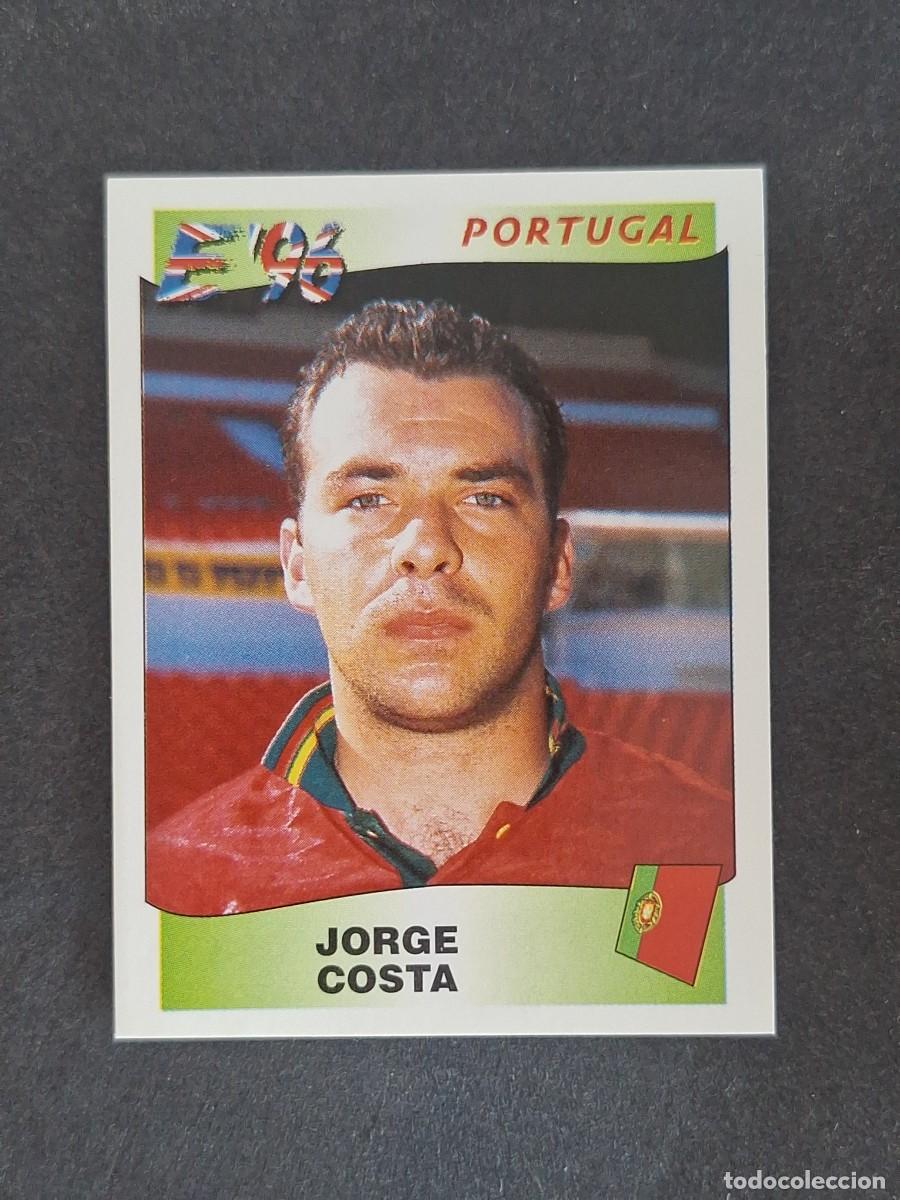 Cromos de f&uacute;tbol: L3 JORGE COSTA SELECCION PORTUGAL 301 EUROCOPA 1996 EURO 96 PANINI NUNCA PEGADO SIN PEGAR