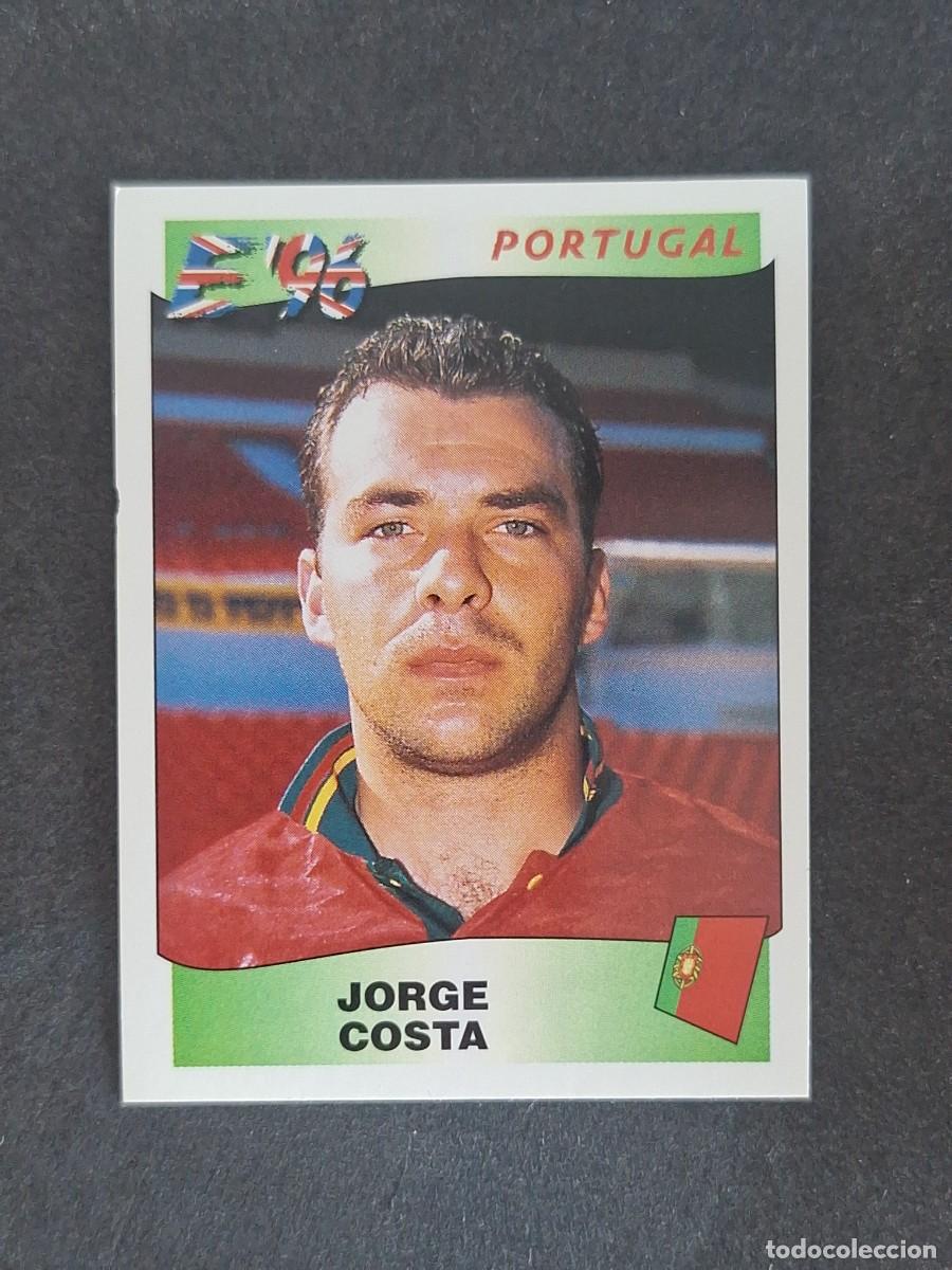 Cromos de f&uacute;tbol: L3 JORGE COSTA SELECCION PORTUGAL 301 EUROCOPA 1996 EURO 96 PANINI NUNCA PEGADO SIN PEGAR