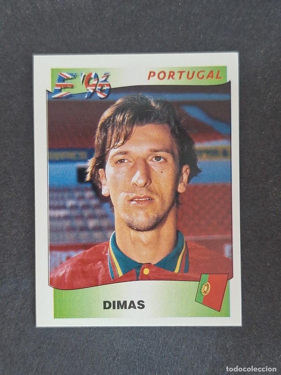 Cromos de f&uacute;tbol: L3 DIMAS SELECCION PORTUGAL 303 EUROCOPA 1996 EURO 96 PANINI NUNCA PEGADO SIN PEGAR