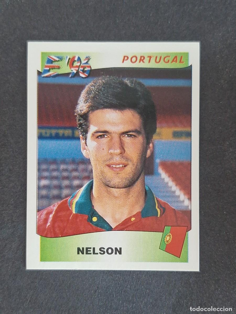 Cromos de f&uacute;tbol: L3 NELSON SELECCION PORTUGAL 304 EUROCOPA 1996 EURO 96 PANINI NUNCA PEGADO SIN PEGAR