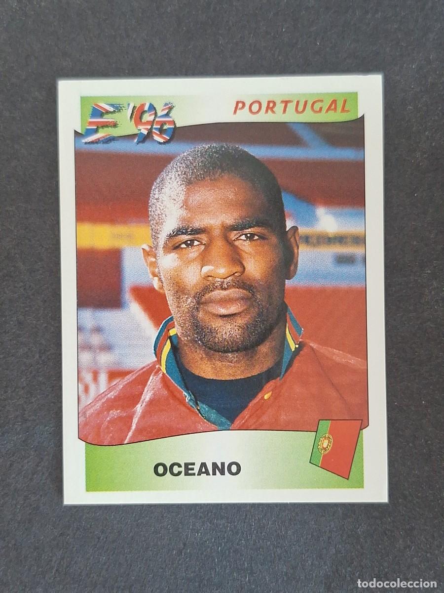 Cromos de f&uacute;tbol: L3 OCEANO SELECCION PORTUGAL 305 EUROCOPA 1996 EURO 96 PANINI NUNCA PEGADO SIN PEGAR