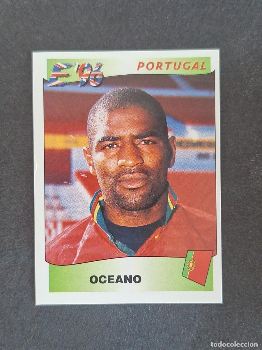 Cromos de f&uacute;tbol: L3 OCEANO SELECCION PORTUGAL 305 EUROCOPA 1996 EURO 96 PANINI NUNCA PEGADO SIN PEGAR