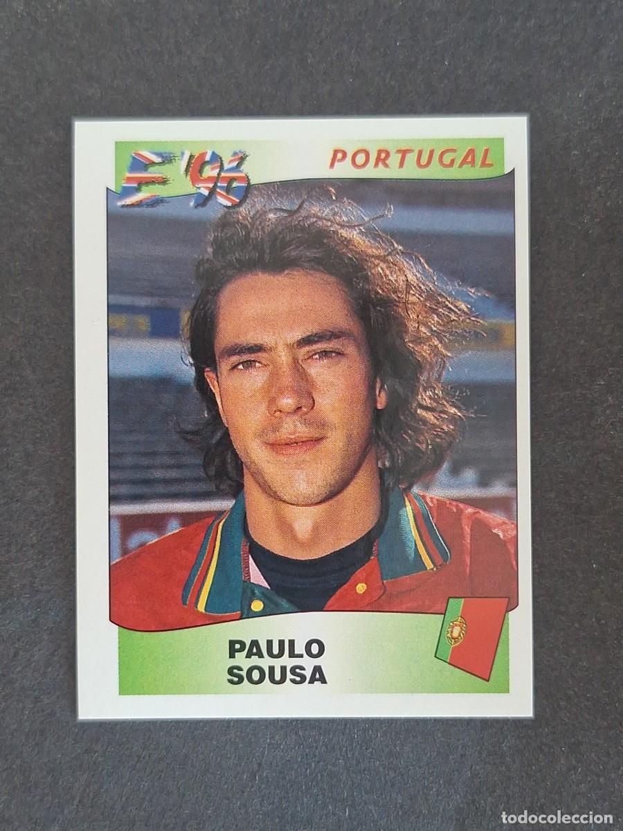 Cromos de f&uacute;tbol: L3 PAULO SOSA SELECCION PORTUGAL 306 EUROCOPA 1996 EURO 96 PANINI NUNCA PEGADO SIN PEGAR