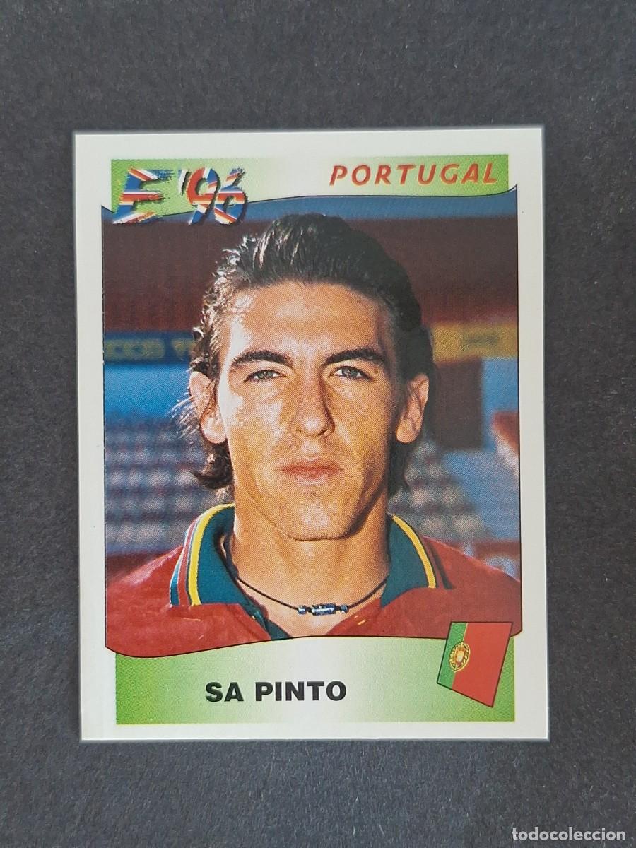 Cromos de f&uacute;tbol: L3 SA PINTO SELECCION PORTUGAL 309 EUROCOPA 1996 EURO 96 PANINI NUNCA PEGADO SIN PEGAR