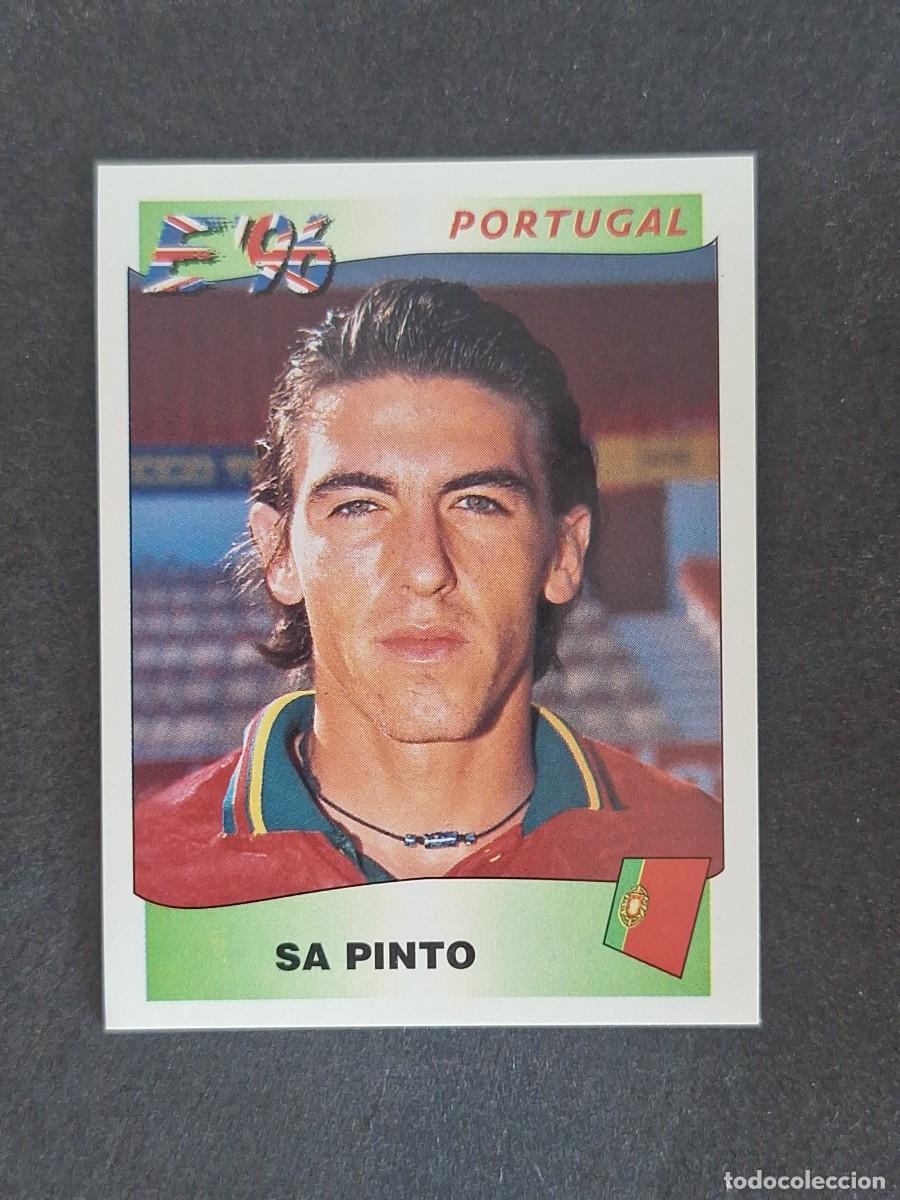 Cromos de f&uacute;tbol: L3 SA PINTO SELECCION PORTUGAL 309 EUROCOPA 1996 EURO 96 PANINI NUNCA PEGADO SIN PEGAR