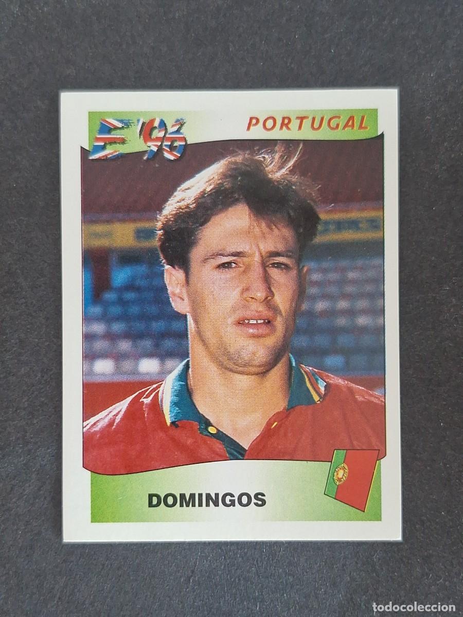 Cromos de f&uacute;tbol: L3 DOMINGOS SELECCION PORTUGAL 311 EUROCOPA 1996 EURO 96 PANINI NUNCA PEGADO SIN PEGAR