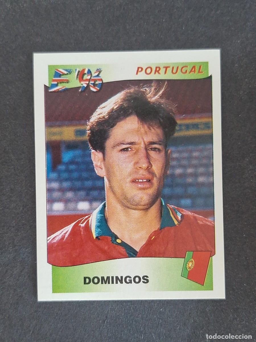 Cromos de f&uacute;tbol: L3 DOMINGOS SELECCION PORTUGAL 311 EUROCOPA 1996 EURO 96 PANINI NUNCA PEGADO SIN PEGAR